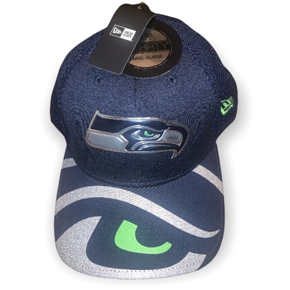 Seattle Seahawks NFL New Era Training Cap/Hat Lime